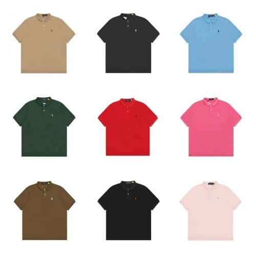 Ralph Lauren Classic Fit Polo Shirt Casual Cotton T-Shirt Multicolor