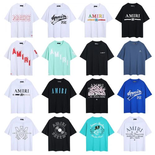 Amiri Graphic Print Oversized Tee Multicolor
