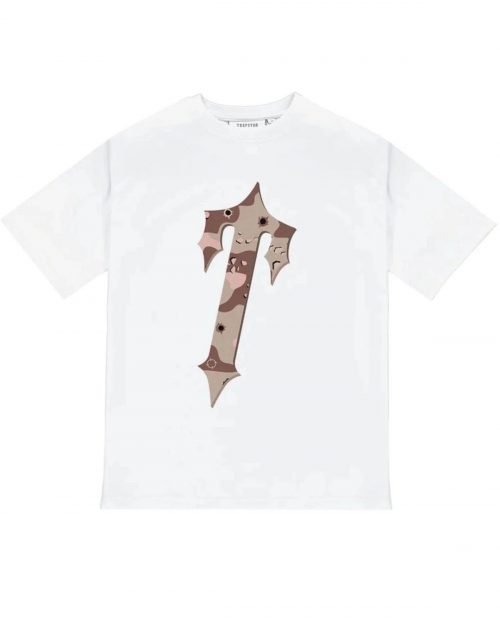 Trapstar Camo Irongate Graphic Tee T-Shirt White