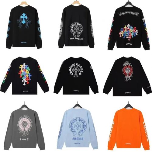 Chrome Hearts Graphic Print Long Sleeve Shirt Multicolor