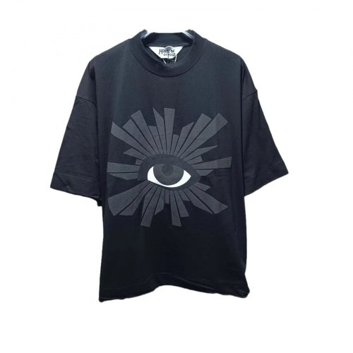 House of Errors Eye Graphic Oversized Tee Black