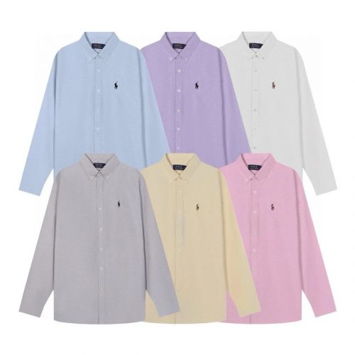 Ralph Lauren Polo Oxford Shirt Classic Cotton Button-Down Shirt Multicolor