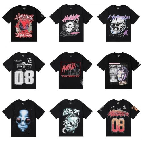 Hellstar Graphic Print Oversized Tee Black