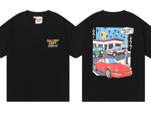 Gallery Dept. Car Graphic Streetwear T-Shirt Black