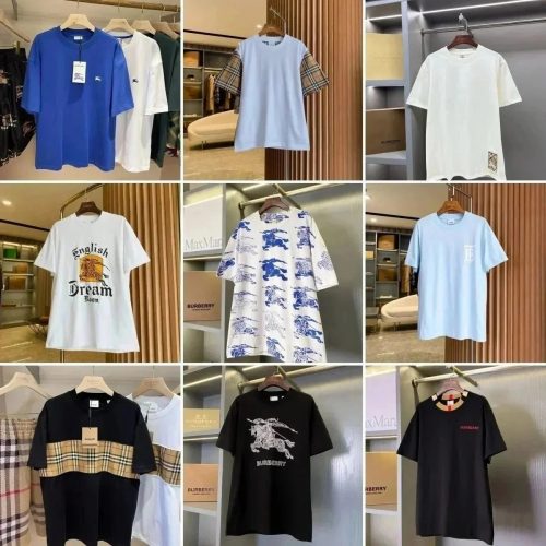 Burberry Graphic Print Cotton T-Shirt Collection Multicolor