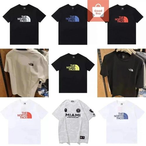 The North Face TNF Graphic Print Cotton T-Shirt Multicolor