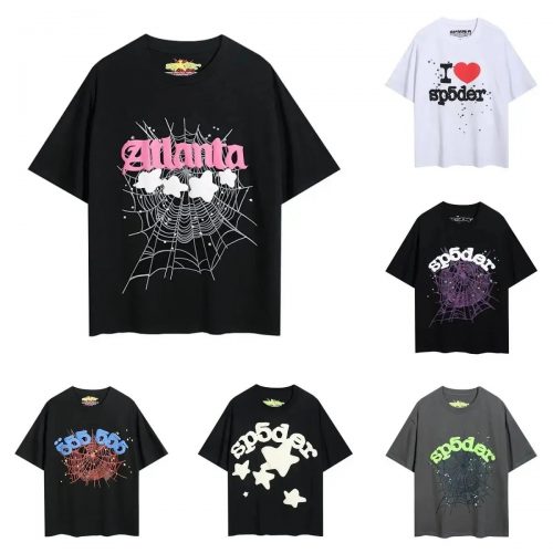 Sp5der Sp5der Graphic Print Oversized Tee Multicolor