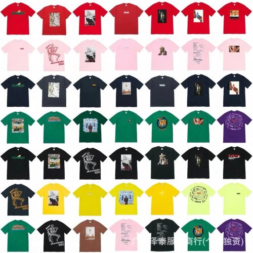 Supreme Graphic Tee Collection Streetwear T-Shirt Multicolor
