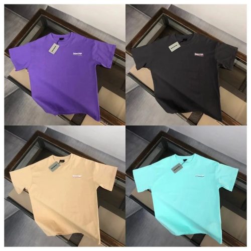 Balenciaga Political Campaign Oversized T-Shirt Multicolor