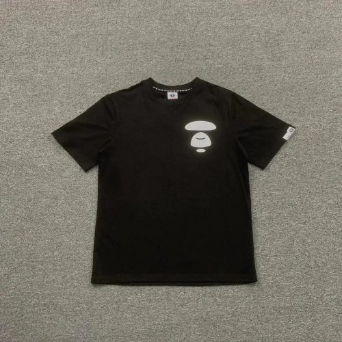 AAPE AAPE Moon Face Graphic Tee Black