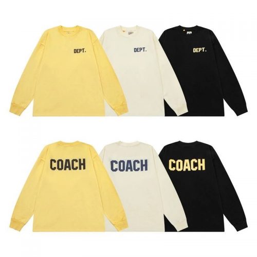 Coach DEPT. Graphic Long Sleeve Shirt Multicolor