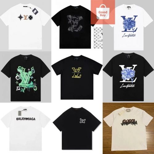 Louis Vuitton LV Graphic Print Oversized Tee Black and White