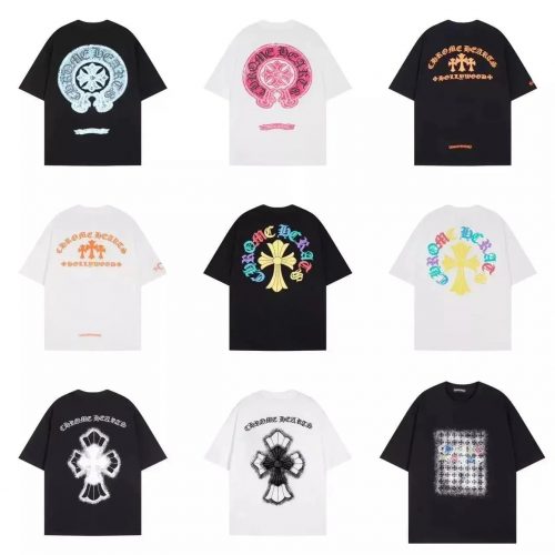 Chrome Hearts Graphic Print Oversized Tee Multicolor
