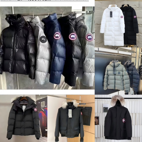 Canada Goose Puffer and Parka Winter Jacket Collection Black and White
