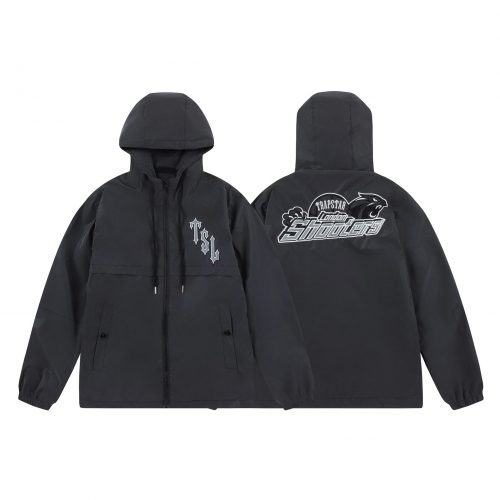 Trapstar Shooters Windbreaker Streetwear Jacket Black
