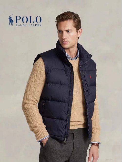 Polo Ralph Lauren PRL Quilted Down Puffer Vest Navy