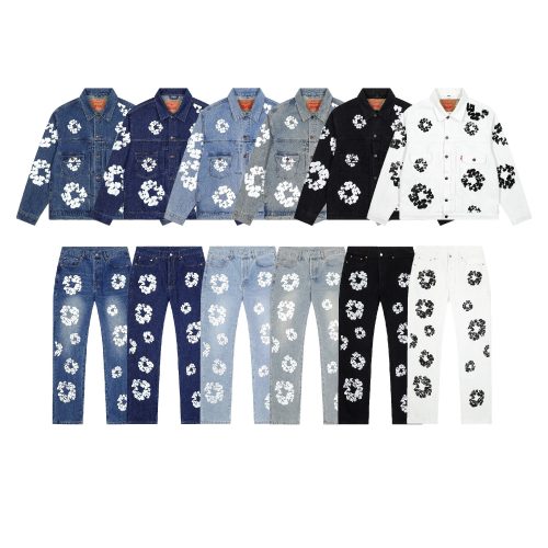 Supreme Supreme x Levi's Floral Denim Collection Streetwear Jackets and Jeans Multicolor