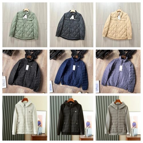 Lacoste Quilted Puffer Jacket Lightweight Casual Jacket Multicolor