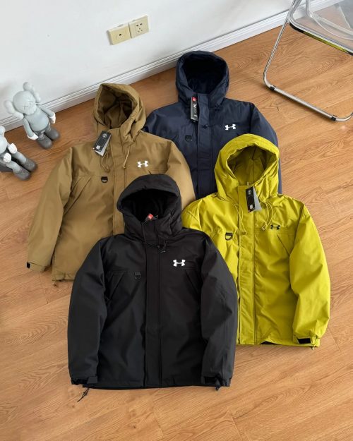 Under Armour UA Storm ColdGear hooded puffer jacket Multicolor