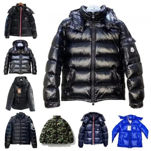 Moncler Maya Shiny Puffer Down Jacket Black