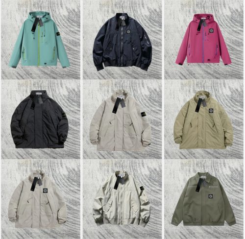 Stone Island Compass Patch Technical Jacket Multicolour