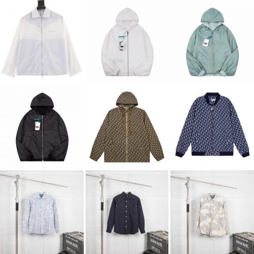 Dior Oblique Pattern Luxury Jacket Collection Multicolor