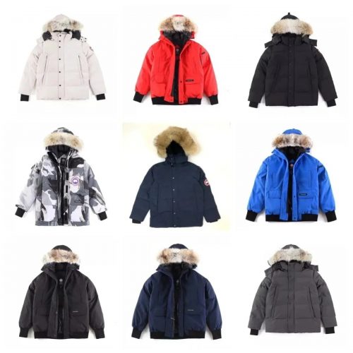 Canada Goose Chilliwack Bomber Fur Hooded Down Jacket Multicolor