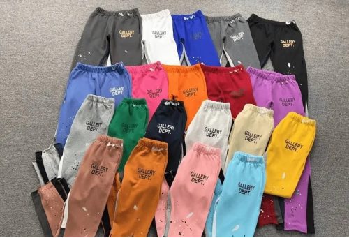Gallery Dept. Paint Splatter Streetwear Joggers Multicolor