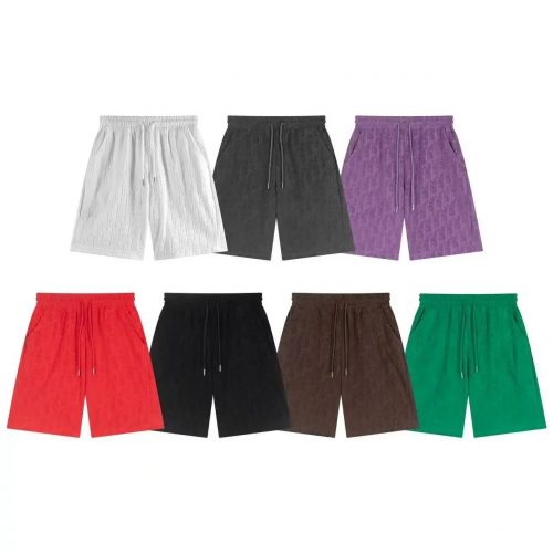 Dior Oblique Jacquard Casual Shorts Multicolor