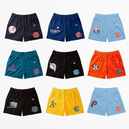 Eric Emanuel EE MLB Mesh Shorts Athletic Basketball Shorts Multicolor