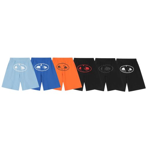 Corteiz CRTZ Alcatraz Graphic Streetwear Shorts Multicolor