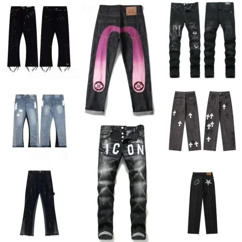 Dsquared2 ICON Distressed Jeans Casual Denim Pants Black