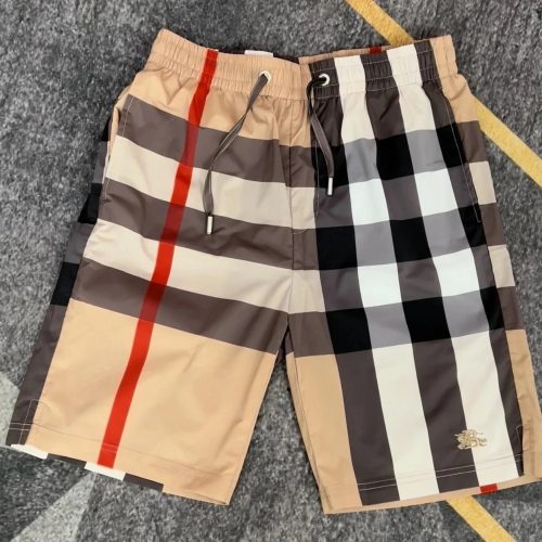Burberry Check Print Iconic Swim Shorts Beige