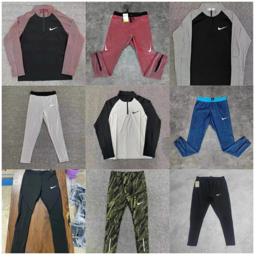 Nike Dri-FIT Running Apparel Performance Sporty Track Pants and Pullovers Multicolor