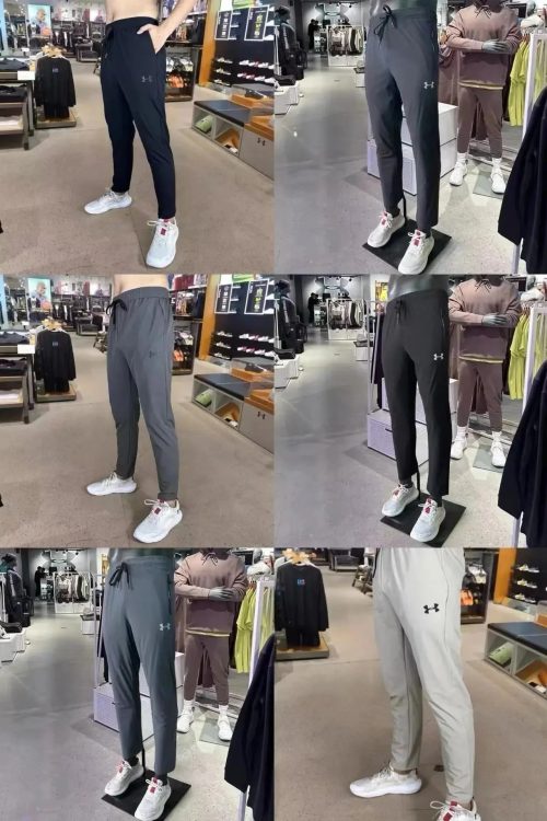 Under Armour UA Sportstyle Joggers Athletic Pants Black and Gray