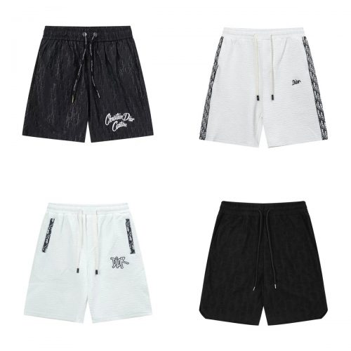 Dior Oblique Jacquard Casual Shorts Multicolor