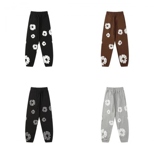 Denim Tears Cotton Wreath Graphic Sweatpants Multicolor