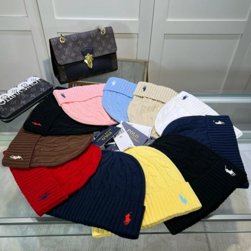 Polo Ralph Lauren PRL Cable-Knit Beanie Hat Multicolor