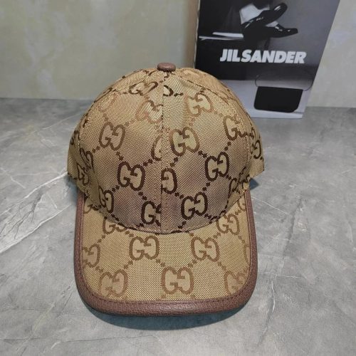 Gucci GG Canvas Baseball Cap Brown