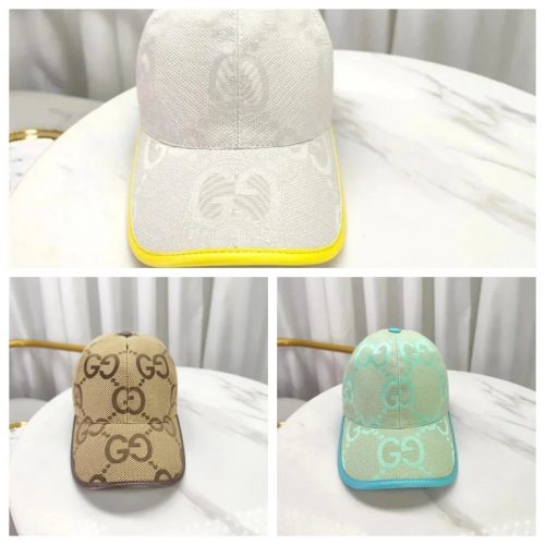 Gucci Jumbo GG Canvas Baseball Cap Multicolor