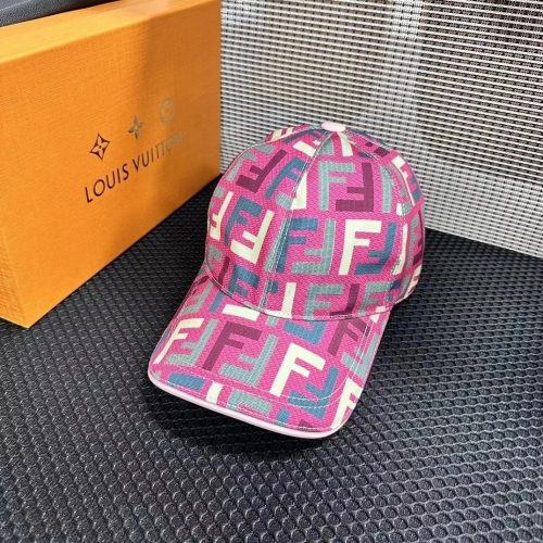 Fendi FF Vertigo Baseball Cap Multicolor