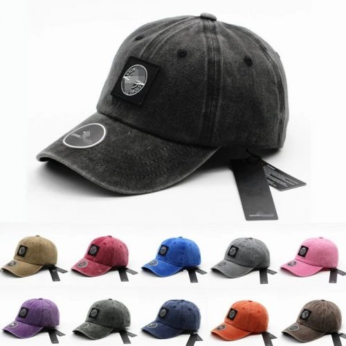 Stone Island Patch Baseball Cap Casual Headwear Gray