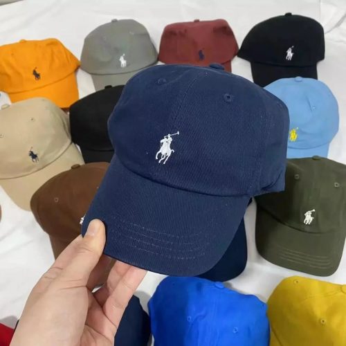 Ralph Lauren RL Classic Pony Baseball Cap Cotton Dad Hat Navy