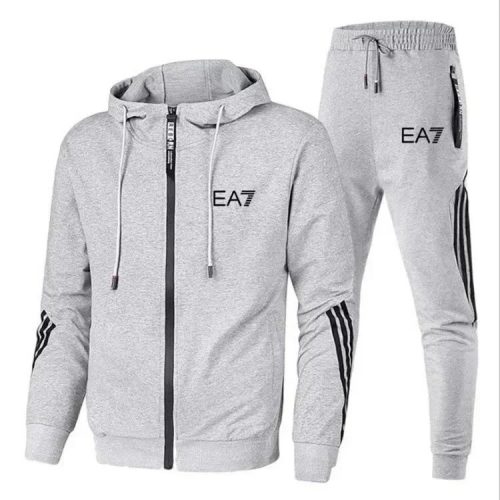 Emporio Armani EA7 Tracksuit Set Casual Sporty Gray