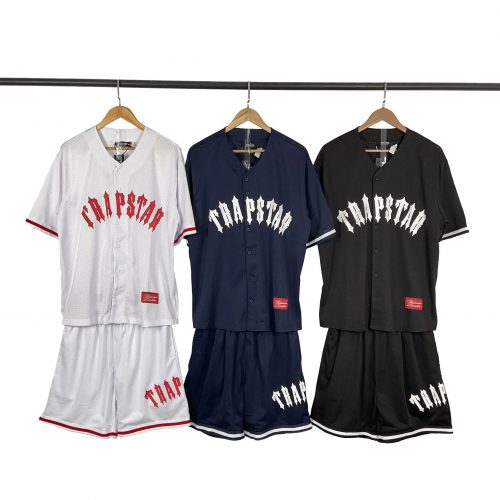 Trapstar Baseball Jersey Set Streetwear Matching Set Multicolor