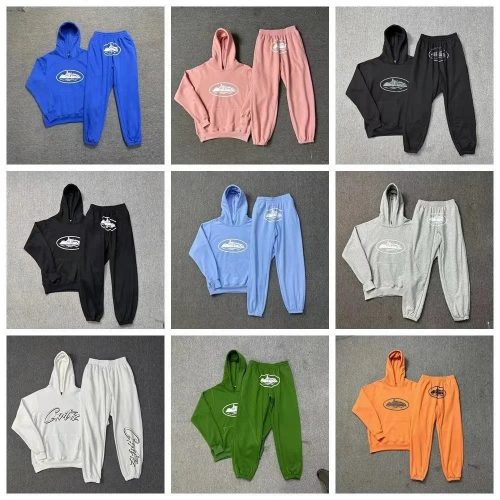 Corteiz Alcatraz Graphic Streetwear Tracksuit Set Multicolor