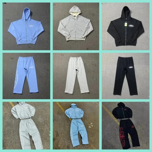 Corteiz Rules The World Streetwear Tracksuit Set Multicolor