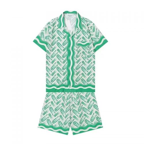 Casablanca Monogram Print Matching Set Green