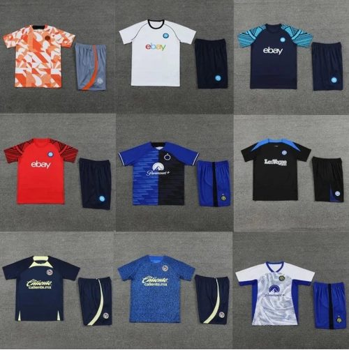 Design Soccer Jersey and Shorts Sets Sporty Matching Set Multicolor
