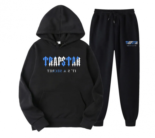 Trapstar It's A Secret Streetwear Tracksuit Set Black